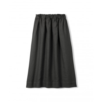 BLACK LINEN SKIRT BLACK LINEN SKIRT